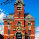 FKPC 102-08
Fredericton City Hall was built between 1875 and 1876 in the Second Empire style. Located in the heart of Phoenix Square in downtown Fredericton, this meeting place of Fredericton's City Council, was declared a National Historic Site of Canada on November 23, 1984.
