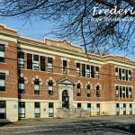 413.03 - George Street Middle School (grades 6 - 8) - This structure, built in 1924, was the last location of the Fredericton High School before moving up the hill in 1973.
