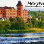 907-01 - Marysville, a National Historic District, on the Nashwaak River.
